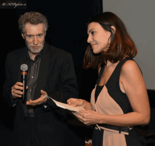 Con la condutttrice del X Roma Film Corto, Valentina Melis