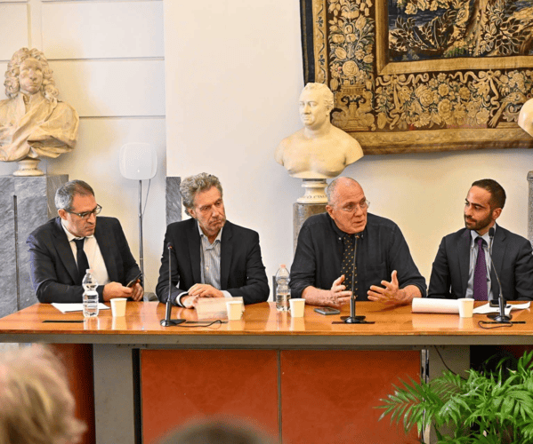 Durante il convegno L'Intelligenza artificale al Cinema, al Campidoglio di Roma